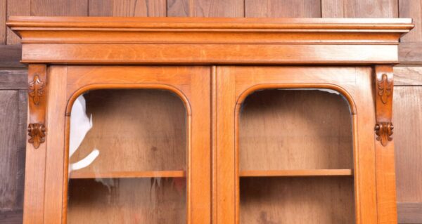 Superb Victorian Honey Oak 2 Door Cabinet Bookcase SAI1948 Antique Furniture 15