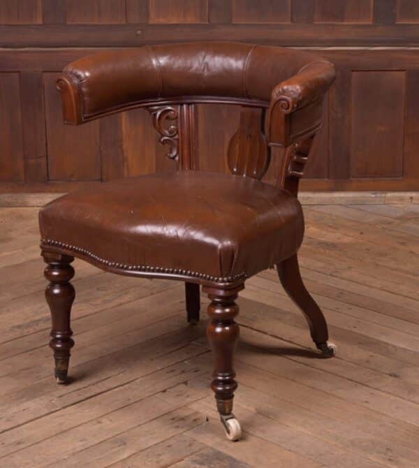 Victorian Mahogany Cock Fighting/ Desk Chair SAI2231 Antique Furniture 3