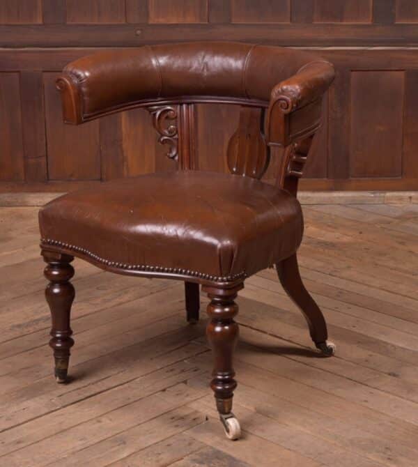Victorian Mahogany Cock Fighting/ Desk Chair SAI2231