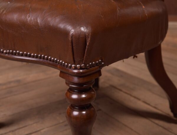 Victorian Mahogany Cock Fighting/ Desk Chair SAI2231 Antique Furniture 6