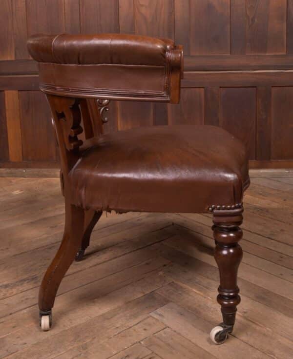 Victorian Mahogany Cock Fighting/ Desk Chair SAI2231 - Image 10