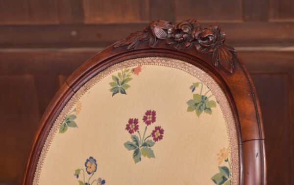 Victorian Walnut Arm Chair SAI2229 - Image 8
