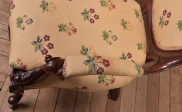 Victorian Walnut Arm Chair SAI2229 - Image 3
