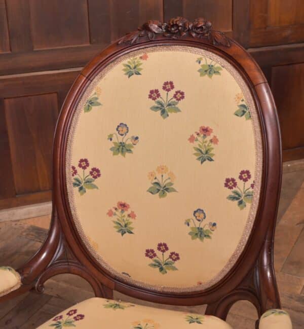 Victorian Walnut Arm Chair SAI2229 - Image 12