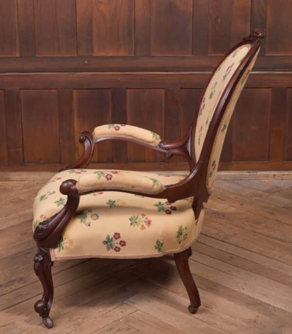 Victorian Walnut Arm Chair SAI2229 Antique Furniture 7