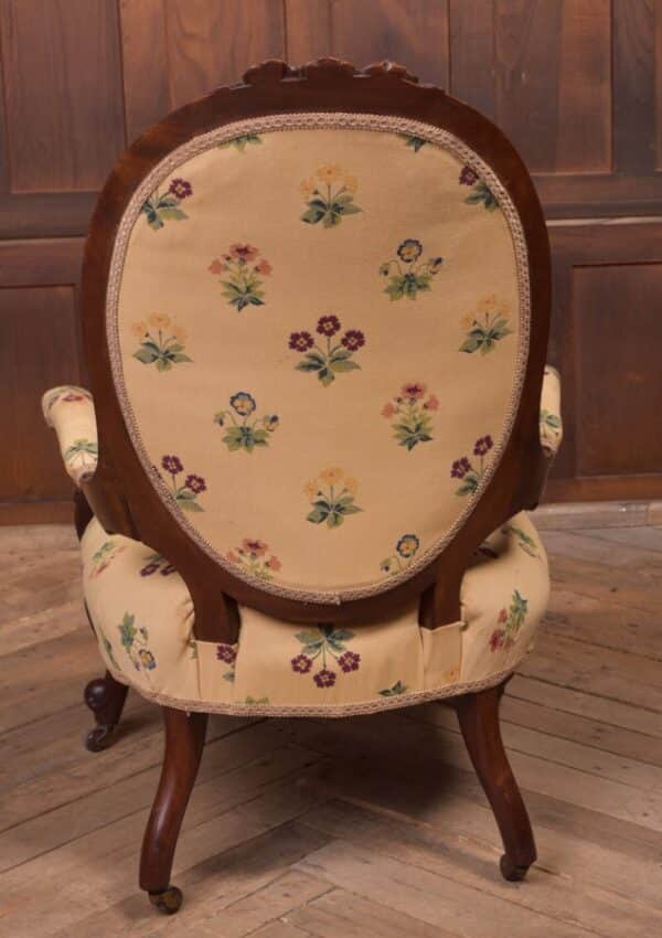 Victorian Walnut Arm Chair SAI2229 Antique Furniture 6