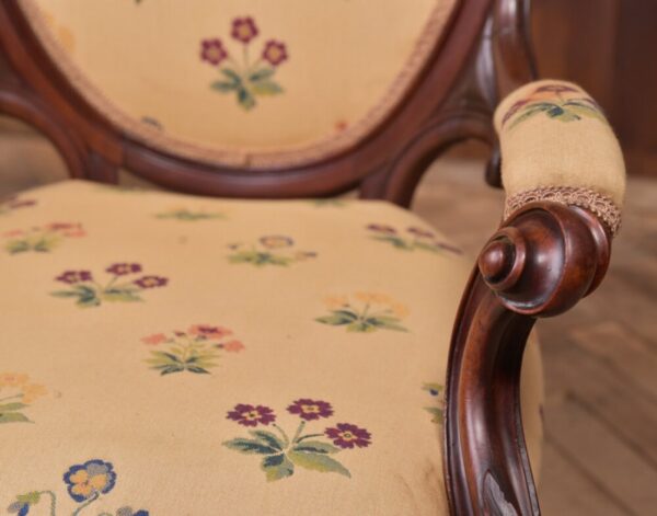 Victorian Walnut Arm Chair SAI2229 Antique Furniture 13