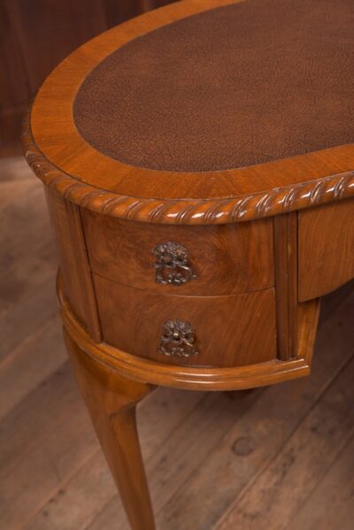 Walnut kidney shape desk SAI2230 Antique Furniture 5