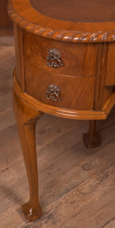 Walnut kidney shape desk SAI2230 Antique Furniture 6