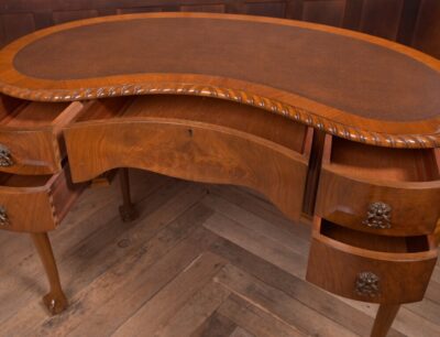 Walnut kidney shape desk SAI2230 Antique Furniture 8