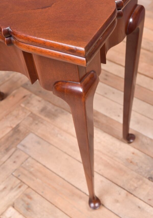 Quality Shaped Edwardian Mahogany Fold Over Card Table SAI1968 - Image 3