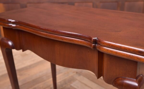 Quality Shaped Edwardian Mahogany Fold Over Card Table SAI1968 - Image 4
