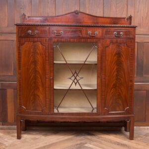 Quality Edwardian Mahogany Bow Fronted Side Cabinet SAI1961 Antique Furniture