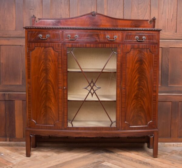 Quality Edwardian Mahogany Bow Fronted Side Cabinet SAI1961