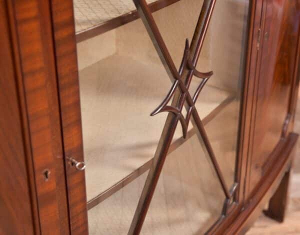 Quality Edwardian Mahogany Bow Fronted Side Cabinet SAI1961 - Image 9