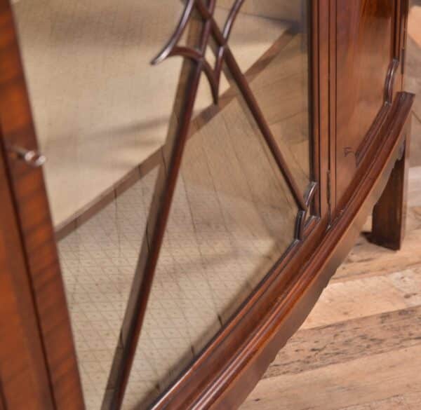 Quality Edwardian Mahogany Bow Fronted Side Cabinet SAI1961 - Image 10