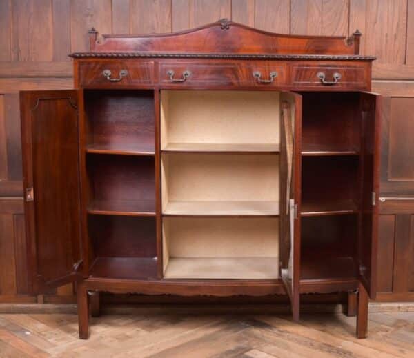 Quality Edwardian Mahogany Bow Fronted Side Cabinet SAI1961 - Image 13
