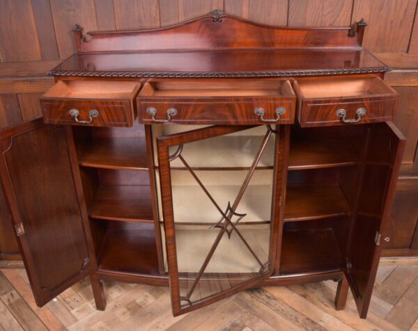 Quality Edwardian Mahogany Bow Fronted Side Cabinet SAI1961 - Image 14