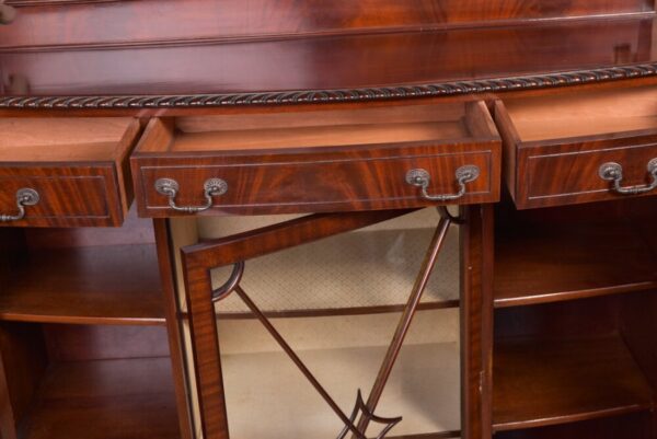 Quality Edwardian Mahogany Bow Fronted Side Cabinet SAI1961 - Image 15
