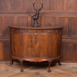 Edwardian Mahogany Bow Front Drinks Cabinet SAI2247 Antique Furniture