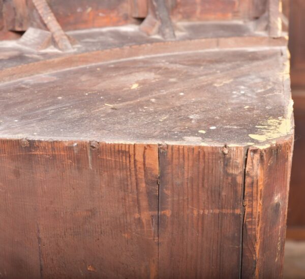 Georgian Mahogany Bow Fronted Hanging Corner Cabinet SAI1972 Antique Furniture 15