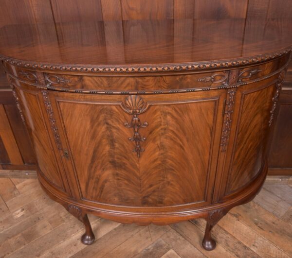 Edwardian Mahogany Bow Front Drinks Cabinet SAI2247 - Image 3