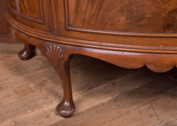 Edwardian Mahogany Bow Front Drinks Cabinet SAI2247 - Image 4