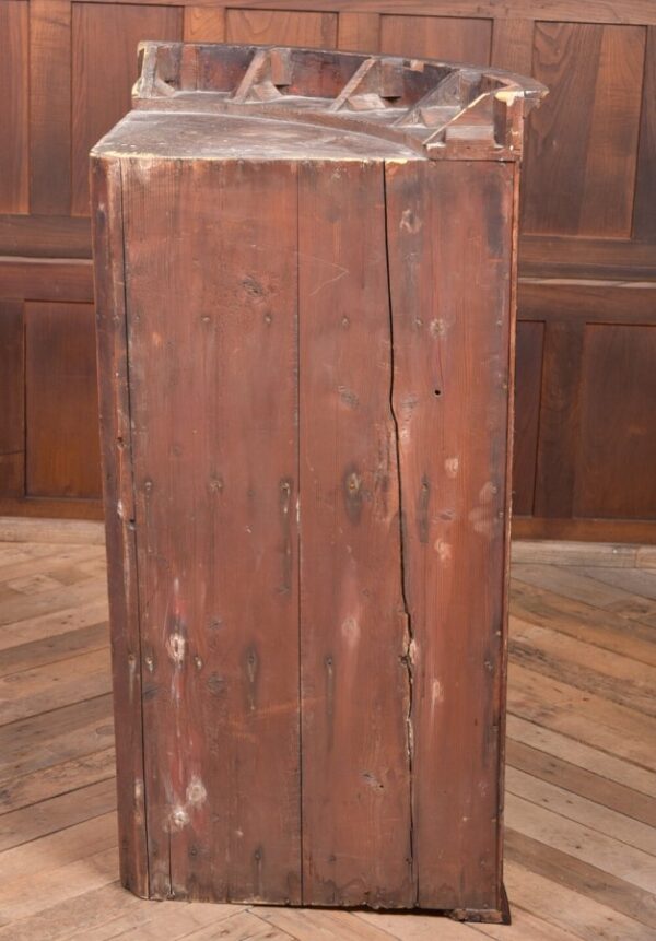 Georgian Mahogany Bow Fronted Hanging Corner Cabinet SAI1972 - Image 14