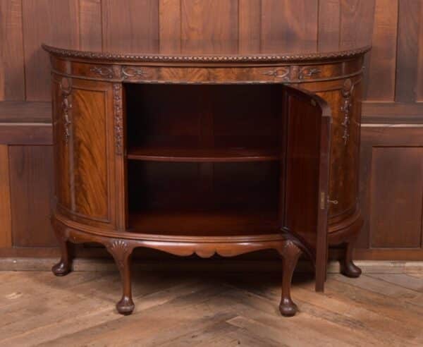 Edwardian Mahogany Bow Front Drinks Cabinet SAI2247 - Image 8