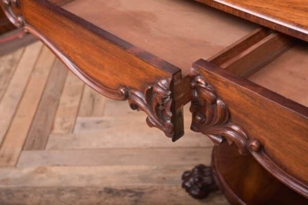 William IV Rosewood Library Table SAI1970 - Image 9
