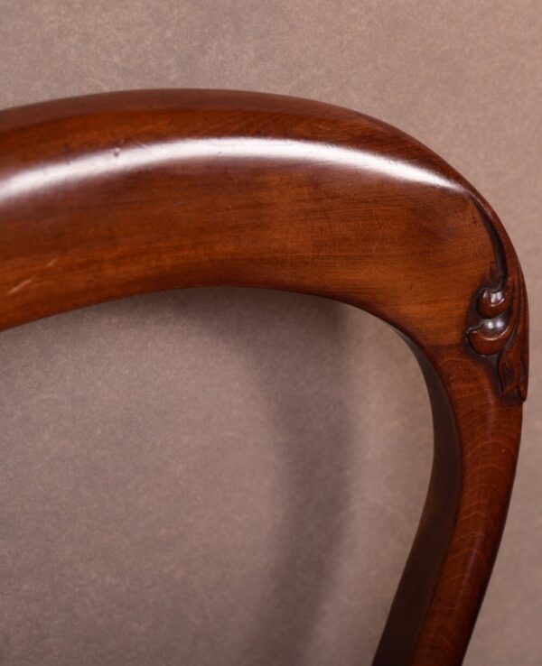 Quality Victorian Set Of Six Mahogany Hoop Back Dining Chairs SAI1747 Antique Furniture 7