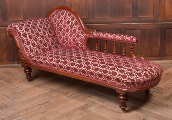 Victorian Mahogany Chaise Longue SAI2237 Antique Furniture 7