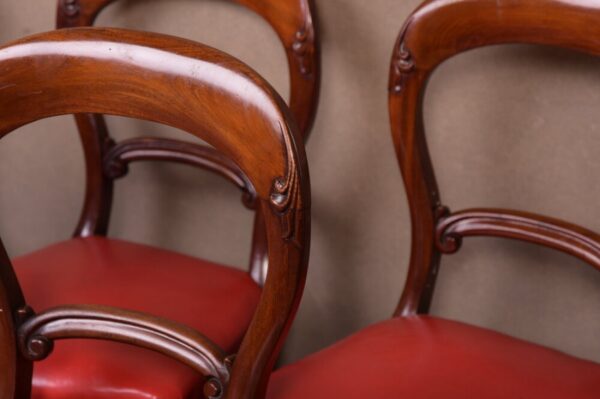 Quality Victorian Set Of Six Mahogany Hoop Back Dining Chairs SAI1747 - Image 9