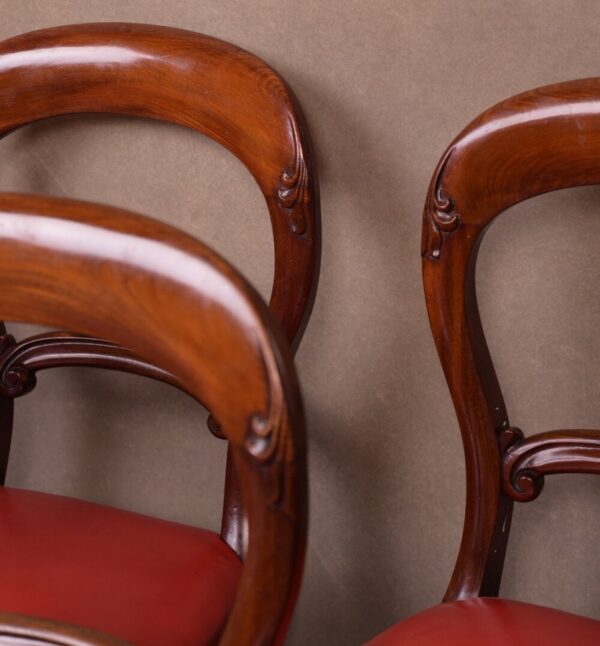 Quality Victorian Set Of Six Mahogany Hoop Back Dining Chairs SAI1747 Antique Furniture 12