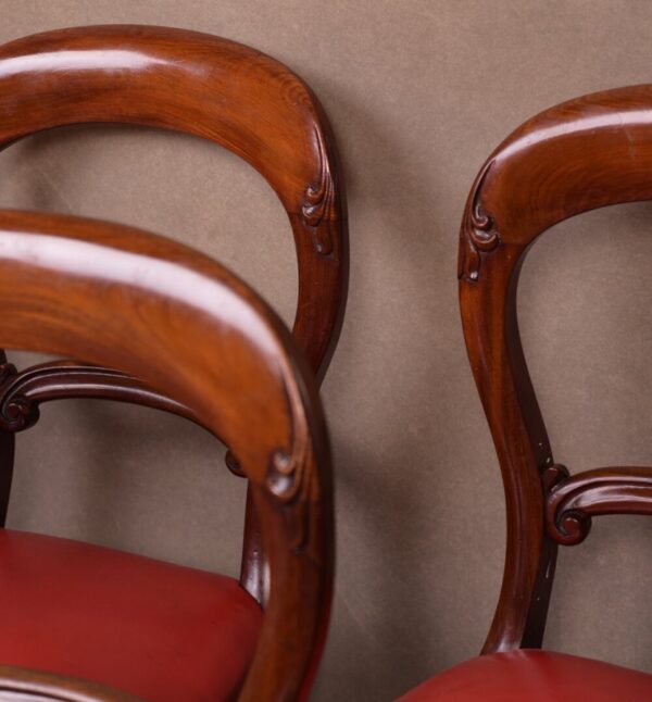 Quality Victorian Set Of Six Mahogany Hoop Back Dining Chairs SAI1747 - Image 10