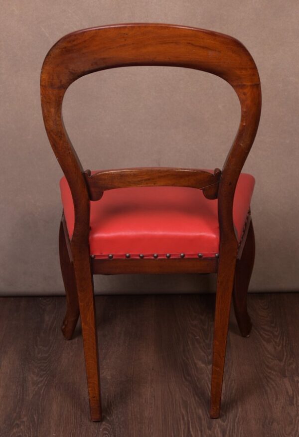Quality Victorian Set Of Six Mahogany Hoop Back Dining Chairs SAI1747 Antique Furniture 15