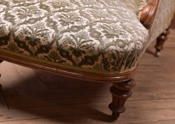 Victorian Walnut Chaise Longue SAI2238 Antique Furniture 7