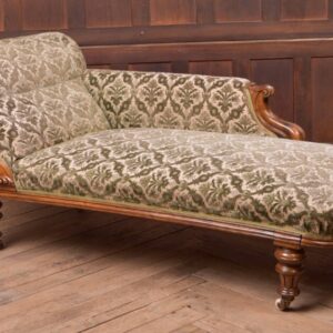 Victorian Walnut Chaise Longue SAI2238 Antique Furniture
