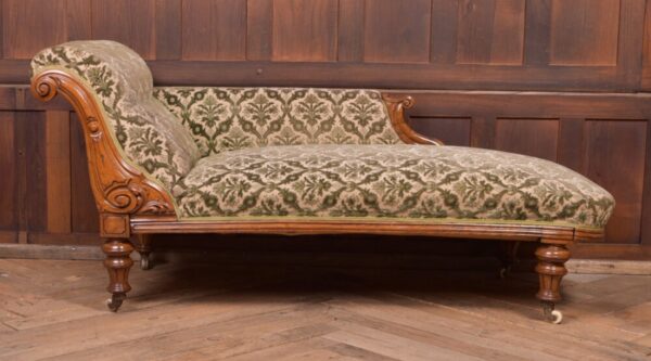 Victorian Walnut Chaise Longue SAI2238 Antique Furniture 8