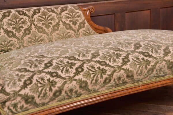 Victorian Walnut Chaise Longue SAI2238 Antique Furniture 10