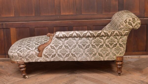 Victorian Walnut Chaise Longue SAI2238 Antique Furniture 9