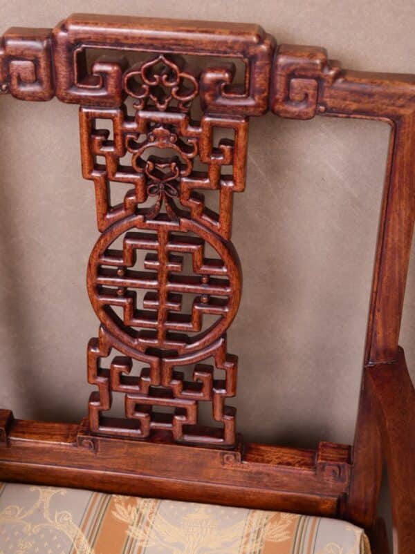 Fantastic Pair Of Chinese Hardwood Arm Chairs SAI1753 Antique Furniture 4