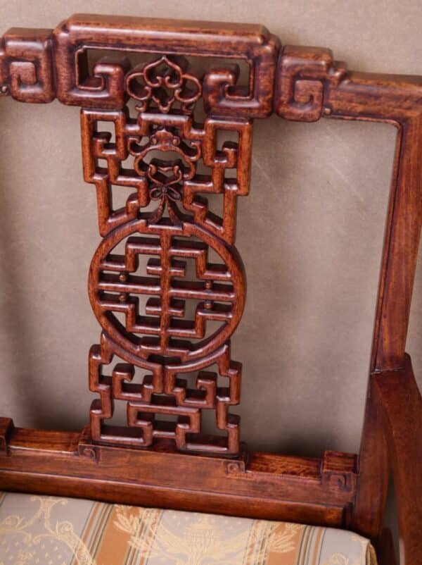 Fantastic Pair Of Chinese Hardwood Arm Chairs SAI1753 - Image 2