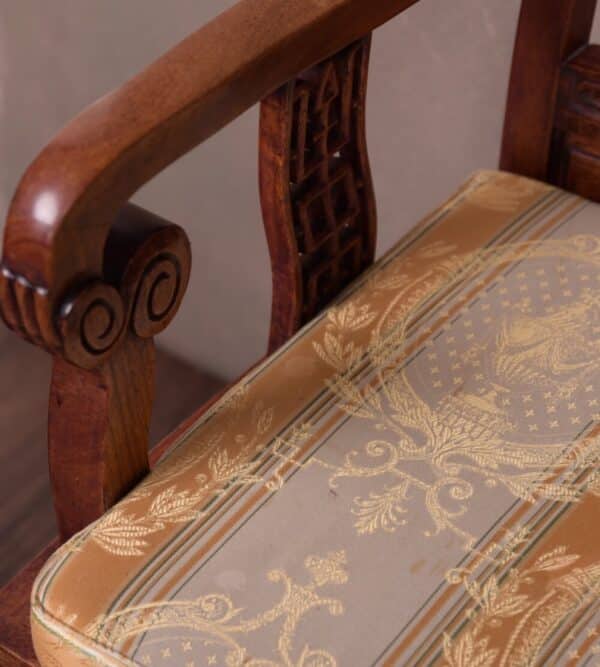 Fantastic Pair Of Chinese Hardwood Arm Chairs SAI1753 - Image 4