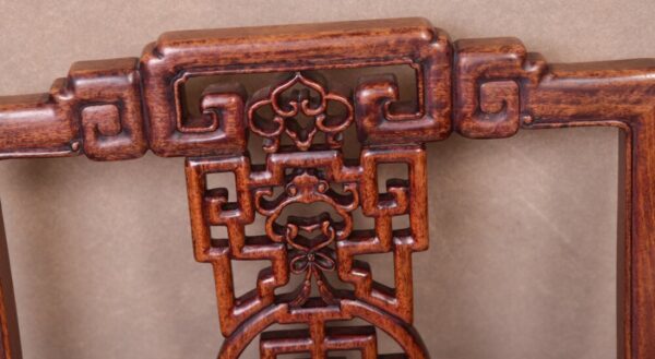 Fantastic Pair Of Chinese Hardwood Arm Chairs SAI1753 - Image 14