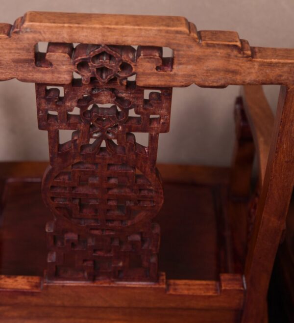 Fantastic Pair Of Chinese Hardwood Arm Chairs SAI1753 Antique Furniture 14