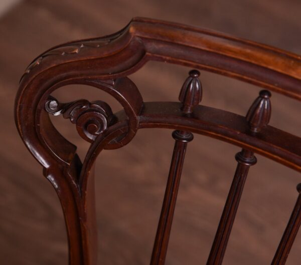 Superb Victorian Walnut Nursing Chair SAI1760 Antique Furniture 16