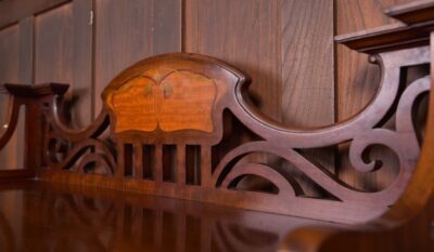 Art Nouveau Marquetry Mahogany Display Cabinet SAI2240 - Image 4