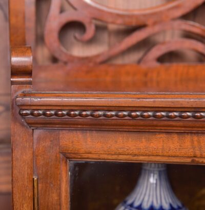 Art Nouveau Marquetry Mahogany Display Cabinet SAI2240 - Image 9