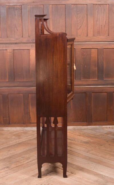 Art Nouveau Marquetry Mahogany Display Cabinet SAI2240 Antique Cabinets 24